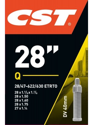 Binnenband Cst 28/47-622/635 DV 40mm 28x1 5/8x1 3/8 en 28x 1 1/2