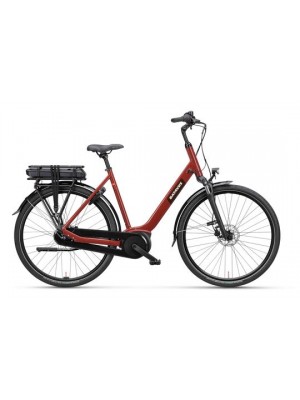 BATAVUS Altura E-Go Plus N7, Rood Bruin Glans