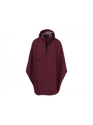 Agu poncho grant wine red one size