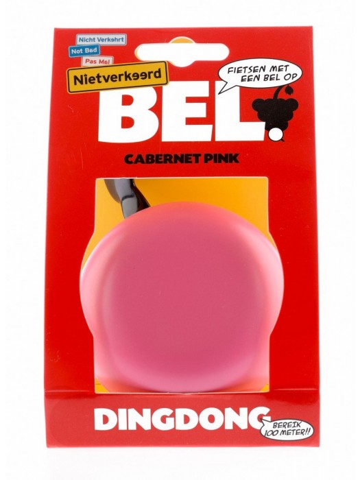 NV bel Ding Dong 80mm Cabernet pink